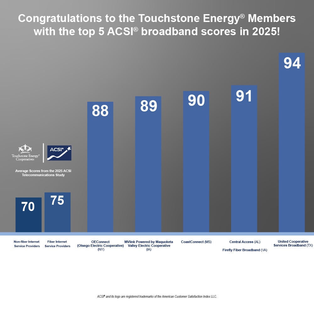 Top 5 ACSI Scores for 2025