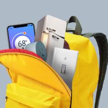 backpack full of energy savings items