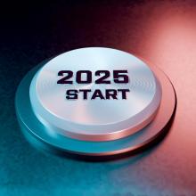 Photo of button that says 2025 Start